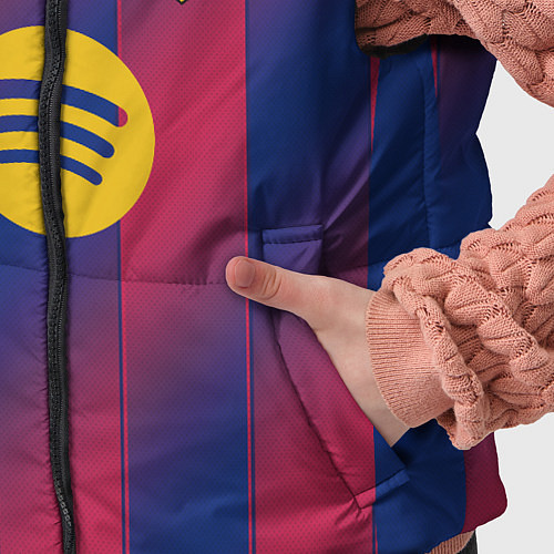 Детский жилет Ламин Ямаль, Барселона домашняя форма 2025 2026 / 3D-Черный – фото 5