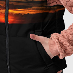 Детский жилет Закат на плато, цвет: 3D-черный — фото 2