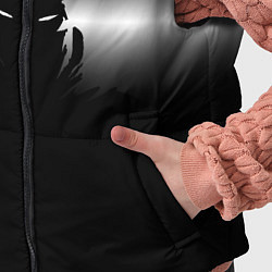 Детский жилет Силуэт Бэтмена - градиент, цвет: 3D-черный — фото 2