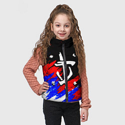 Детский жилет Doom триколор краски, цвет: 3D-черный — фото 2