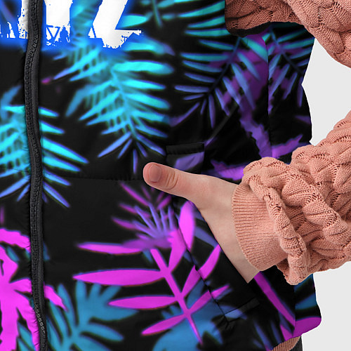 Детский жилет Dayz неоновые тропики / 3D-Черный – фото 5