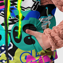 Детский жилет Monster energy стикеры, цвет: 3D-черный — фото 2