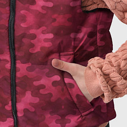 Детский жилет Малиновый комуфляж, цвет: 3D-черный — фото 2