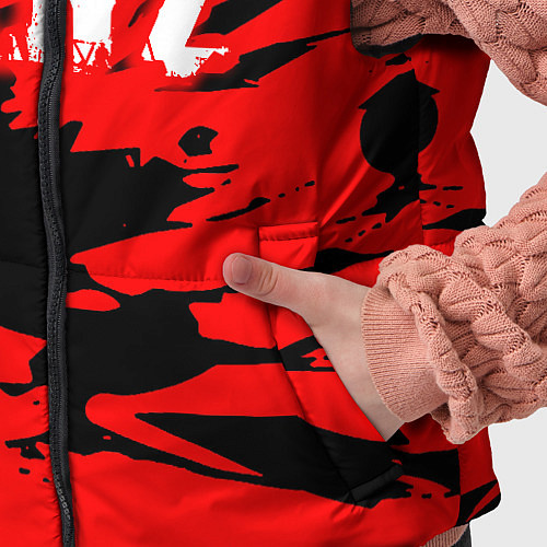 Детский жилет Dayz текстура краски монстр / 3D-Черный – фото 5