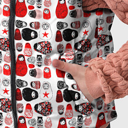 Детский жилет Много матрешек, цвет: 3D-черный — фото 2