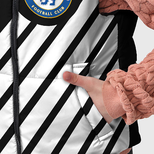 Детский жилет Chelsea geometry sport / 3D-Черный – фото 5