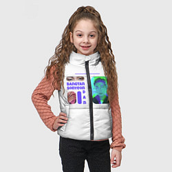 Детский жилет RM - BTS, цвет: 3D-черный — фото 2