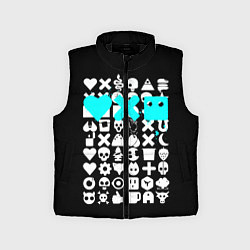 Детский жилет Love Death and Robots синий, цвет: 3D-черный