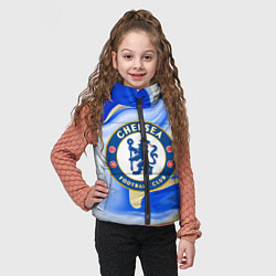 Детский жилет Фк Челси, цвет: 3D-черный — фото 2