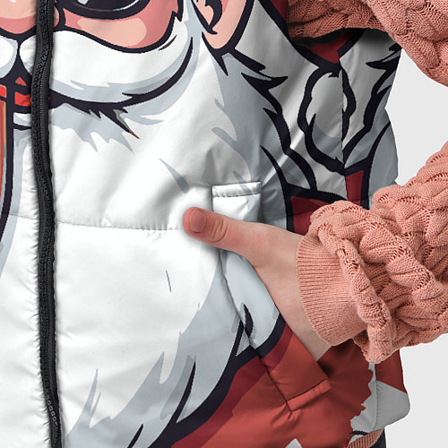 Детский жилет Санта Клаус в стильных солнцезащитных очках / 3D-Красный – фото 5