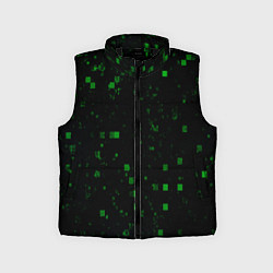 Детский жилет Color green khaki, цвет: 3D-черный