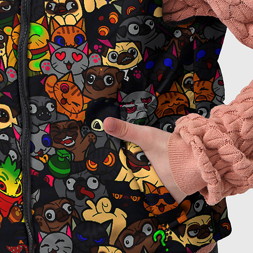 Детский жилет Paw / 3D-Черный – фото 5
