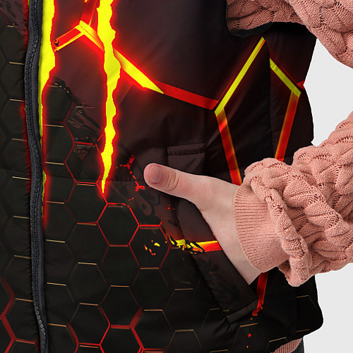 Детский жилет Monster energy броня краски / 3D-Черный – фото 5