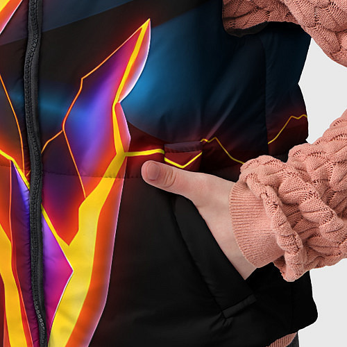 Детский жилет Neon orange glow / 3D-Черный – фото 5