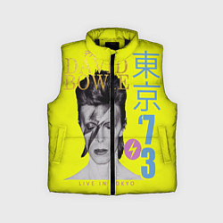 Детский жилет David Bowie 1973, цвет: 3D-черный