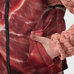 Детский жилет Текстура мяса, цвет: 3D-черный — фото 2