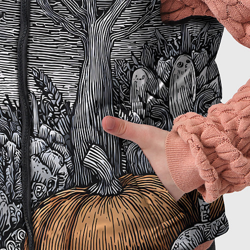 Детский жилет Осенние шалости духов / 3D-Черный – фото 5