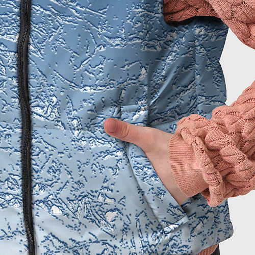 Детский жилет Налипший снег / 3D-Черный – фото 5