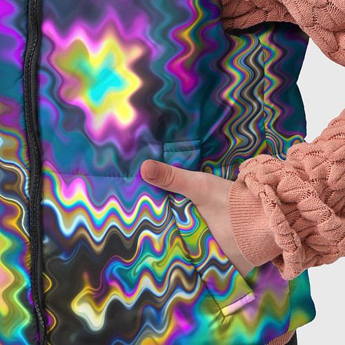 Детский жилет Абстракция переливы / 3D-Черный – фото 5
