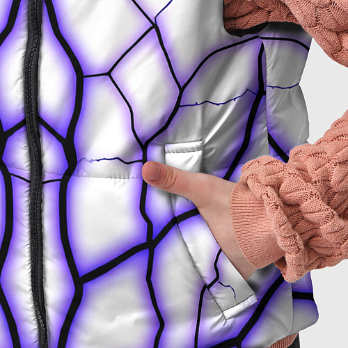 Детский жилет Color white purple / 3D-Черный – фото 5