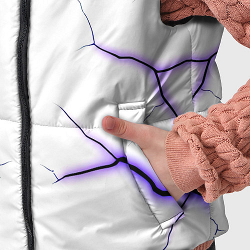 Детский жилет Color white purple / 3D-Черный – фото 5