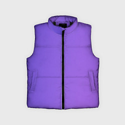 Детский жилет Color purple gradient, цвет: 3D-черный