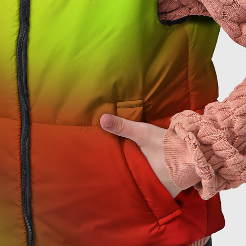 Детский жилет Color multicolored gradient / 3D-Черный – фото 5
