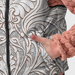 Детский жилет Вензельные цветы, цвет: 3D-черный — фото 2