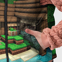 Детский жилет Minecraft House, цвет: 3D-красный — фото 2