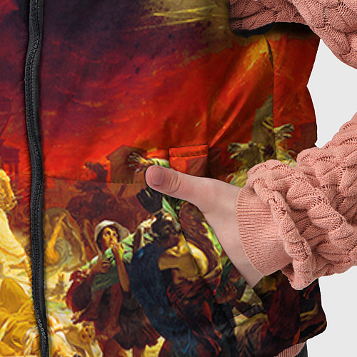 Детский жилет Брюллов Последний день Помпеи / 3D-Черный – фото 5