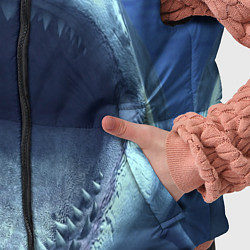 Детский жилет Белая акула, цвет: 3D-красный — фото 2