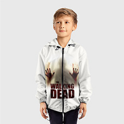 Ветровка с капюшоном детская Walking Dead Shadow, цвет: 3D-черный — фото 2