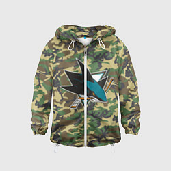 Детская ветровка Sharks Camouflage