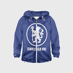 Ветровка с капюшоном детская Chelsea FC, цвет: 3D-белый
