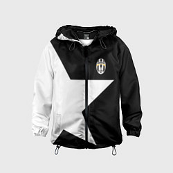 Ветровка с капюшоном детская FC Juventus: Star, цвет: 3D-черный
