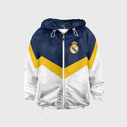 Ветровка с капюшоном детская Real Madrid FC: Sport, цвет: 3D-белый