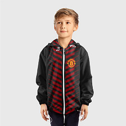 Ветровка с капюшоном детская FC Manchester United: Creative, цвет: 3D-белый — фото 2