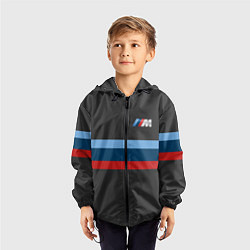 Ветровка с капюшоном детская BMW 2018 M Sport, цвет: 3D-черный — фото 2