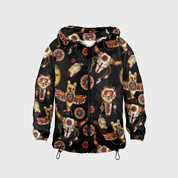 Детская ветровка Индейские культовые символы