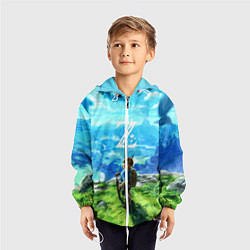 Ветровка с капюшоном детская Z-Link, цвет: 3D-белый — фото 2
