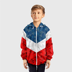 Ветровка с капюшоном детская Форма России, цвет: 3D-белый — фото 2