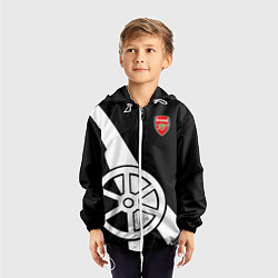 Ветровка с капюшоном детская FC Arsenal: Exclusive, цвет: 3D-белый — фото 2