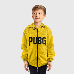 Ветровка с капюшоном детская PUBG: Quake Style, цвет: 3D-черный — фото 2