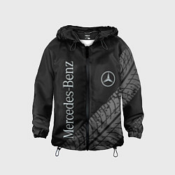 Ветровка с капюшоном детская Mercedes AMG: Street Style, цвет: 3D-черный