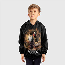 Ветровка с капюшоном детская Hollow Knight: Silksong, цвет: 3D-черный — фото 2