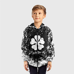 Ветровка с капюшоном детская ЧЁРНЫЙ КЛЕВЕР, цвет: 3D-черный — фото 2