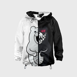 Ветровка с капюшоном детская MONOKUMA, цвет: 3D-черный