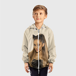 Ветровка с капюшоном детская Ariana Grande Ариана Гранде, цвет: 3D-белый — фото 2