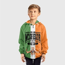 Ветровка с капюшоном детская Conor McGregor, цвет: 3D-белый — фото 2