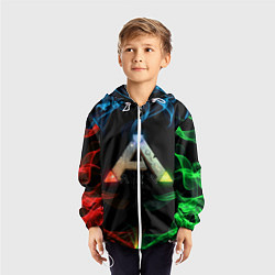 Ветровка с капюшоном детская Ark Survival Evolved, цвет: 3D-белый — фото 2